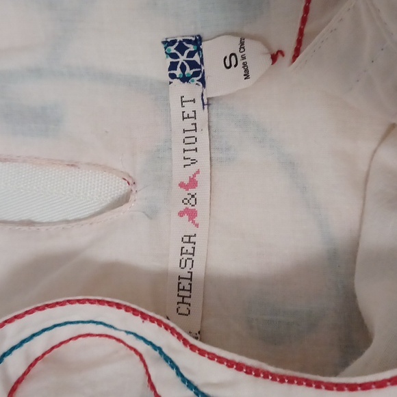 Chelsea and Violet, Embroidered floral, lined summer dress. Sz S - Picture 6 of 6